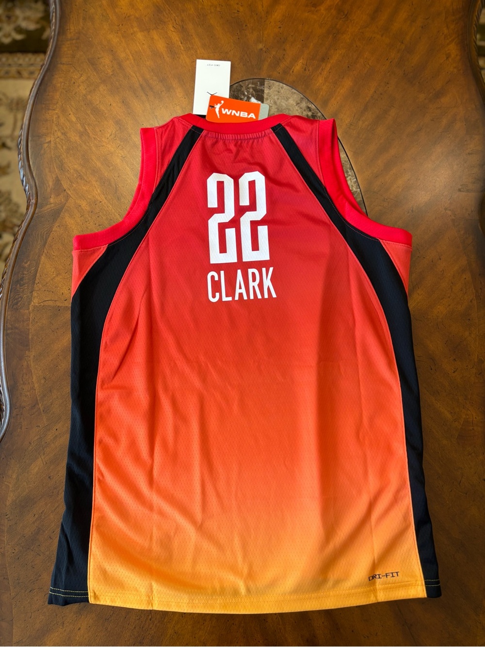 WNBA #22 Caitlin Clark Red All Star Basketball Jersey Size Youth Large